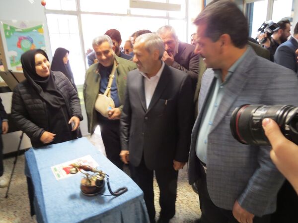 کلنگ زنی نمازخانه مدرسه پسرانه تیزهوشان بجنورد