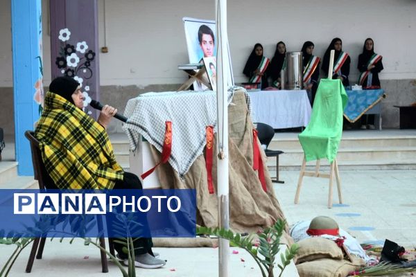 یادواره «لاله‌های روشن» در جم؛ بزرگداشت دانش‌آموز شهید حسین صافی در ریحانه‌النبی