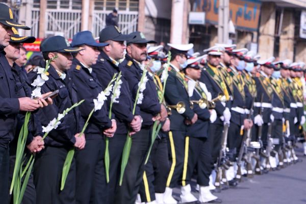 مراسم تشییع پیکر مطهر شهید والامقام شاهین دهقانی