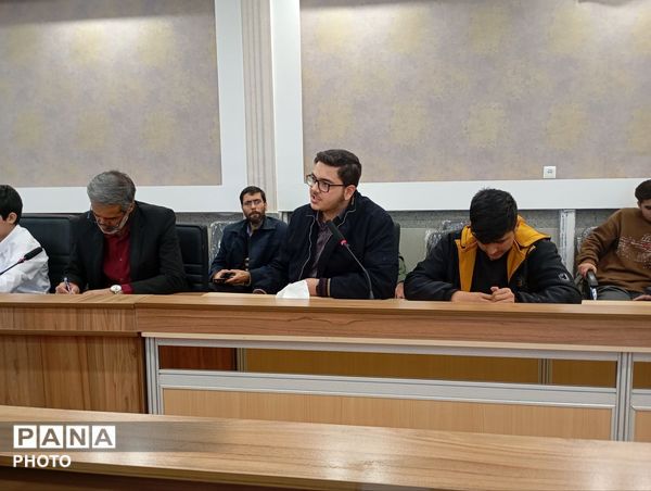 جلسه تشکلات دانش آموزی با نماینده مردم نیشابور در مجلس شورای اسلامی