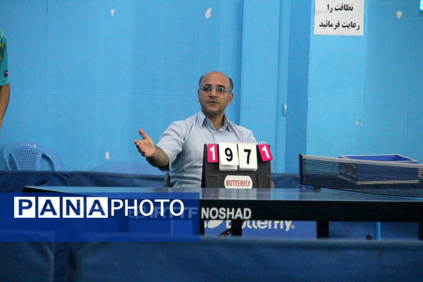 مسابقات تنیس روی میز مدارس سمپاد کشور در مقطع متوسطه دوم