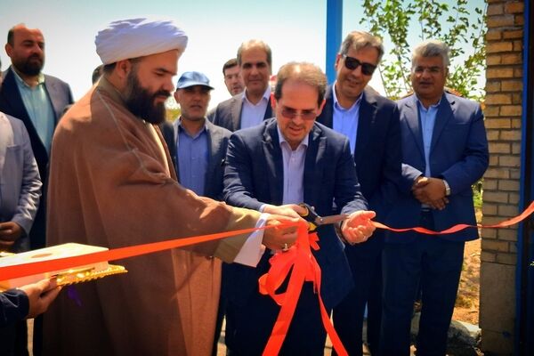 افتتاح تصفیه خانه فاضلاب شهرک صنعتی شهرستان کاشمر با حضور معاون وزیر صمت