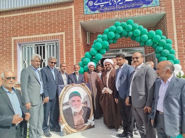  افتتاحیه مدرسه ۶ کلاسه نسیم دانایی روستای فدافن