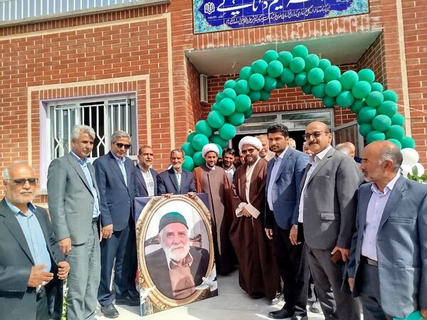  افتتاحیه مدرسه ۶ کلاسه نسیم دانایی روستای فدافن