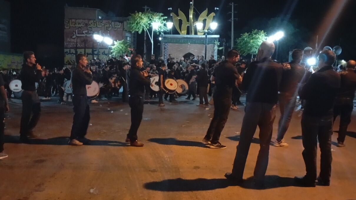 مراسم شب عاشورا در شهر تیتکانلو