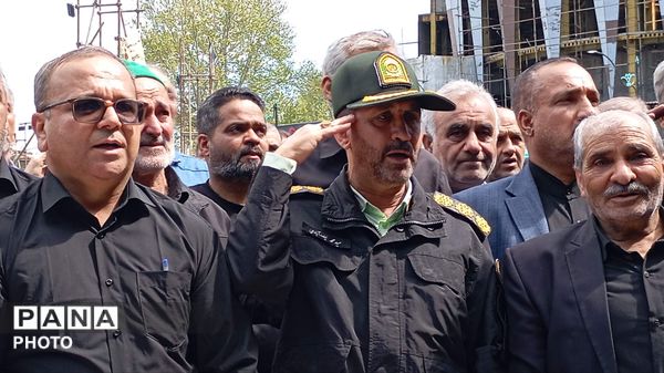 تشیع پیکر شهید محمد عباسی در گرگان