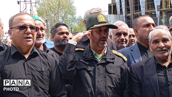 تشیع پیکر شهید محمد عباسی در گرگان