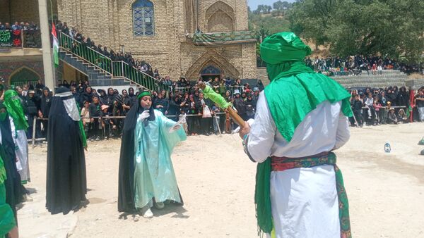 مراسم عاشورای حسینی در امام زاده حسن(ع) یاسوج