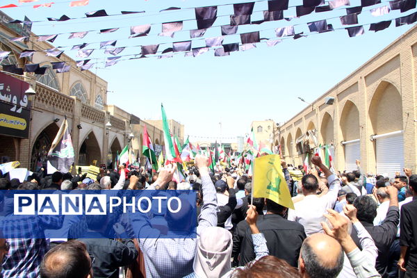 فریاد خشم مردم دارالعباده یزد 