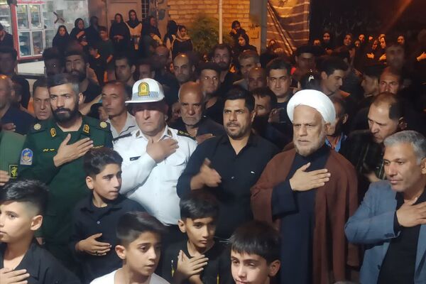 عزاداری مردم شهر بیضا در سوگ شهیدان کربلا