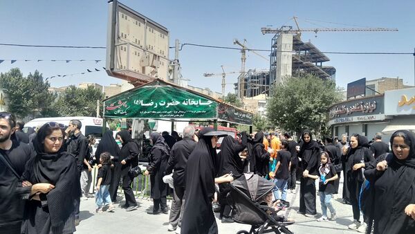 برگزاری تجمع یوم العباس در امامزاده حسن کرج