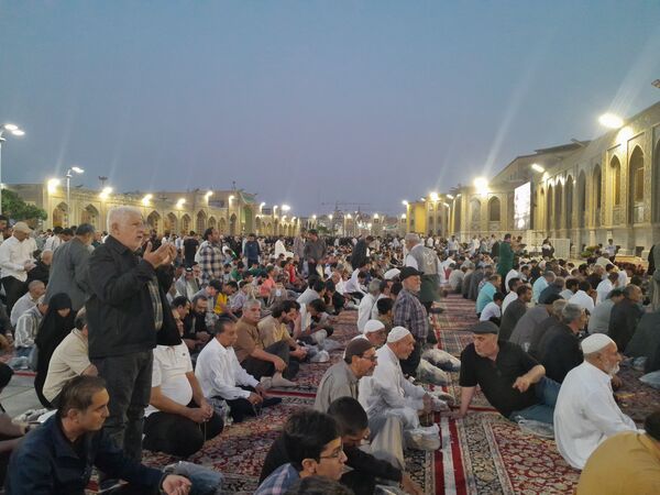 شب میلاد امام هشتم شعیان در حرم مطهر رضوی