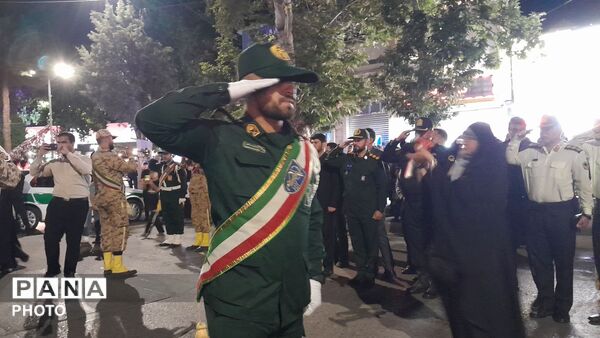 تشییع شهید رحمان جعفری در نیشابور