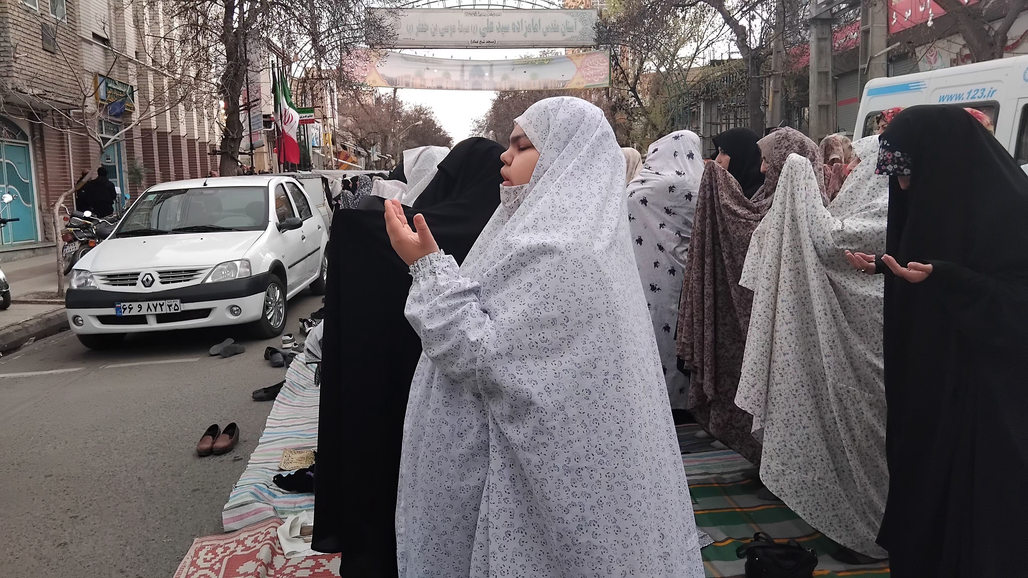 نماز توحیدی مردم اهر در عید سعید فطر