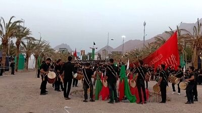 قافله نمادین عاشورا در تفت