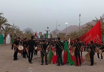 قافله نمادین عاشورا در تفت