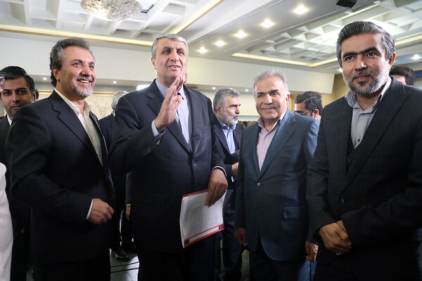 نشست خبری رئیس سازمان انرژی اتمی
