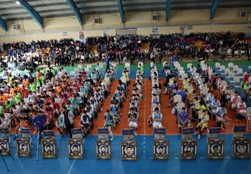 آیین افتتاحیه مسابقات ورزشی بین مدرسه ای «جام اقتدار ایران» در استان اردبیل
