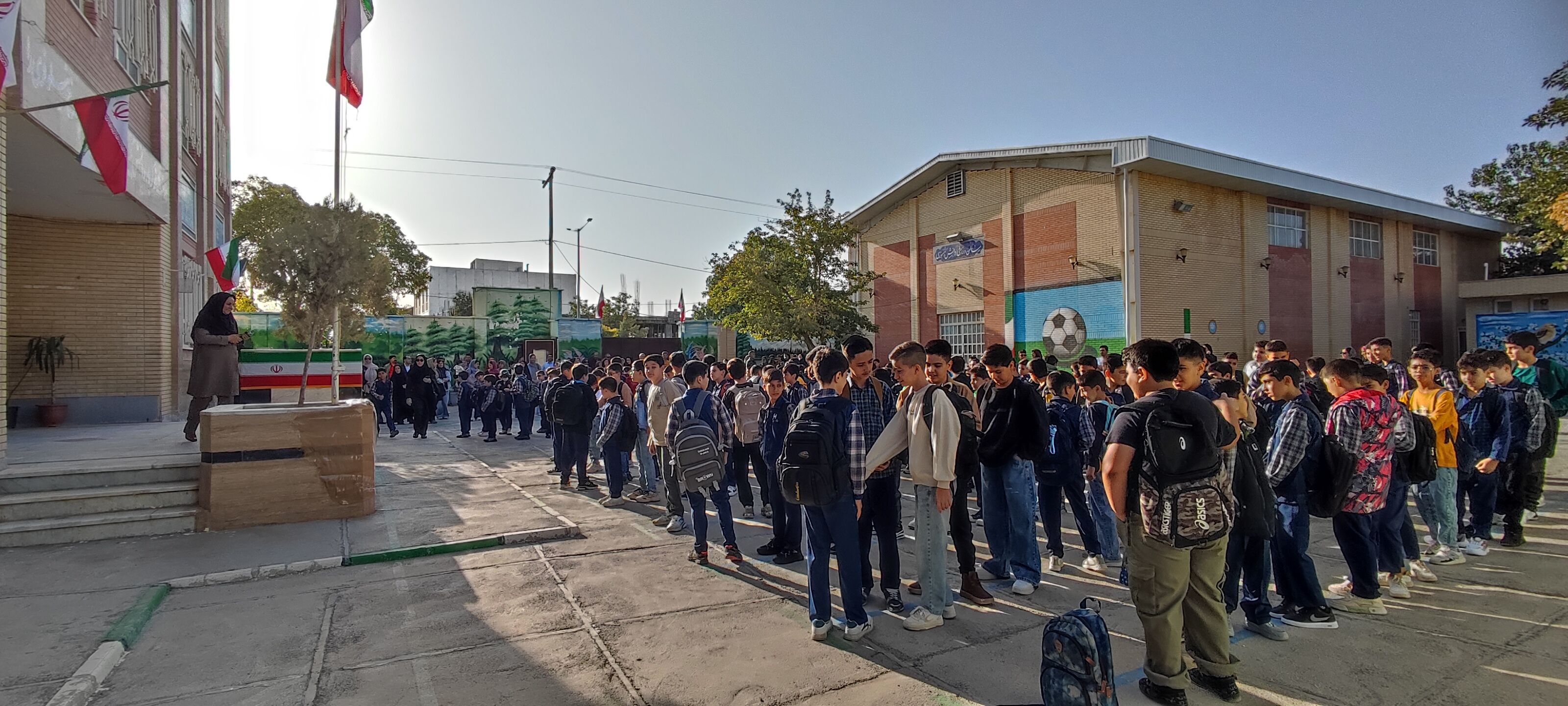 جشن آغاز سال تحصیلی جدید در مدرسه شهدای فرهنگی شهرستان شیروان
