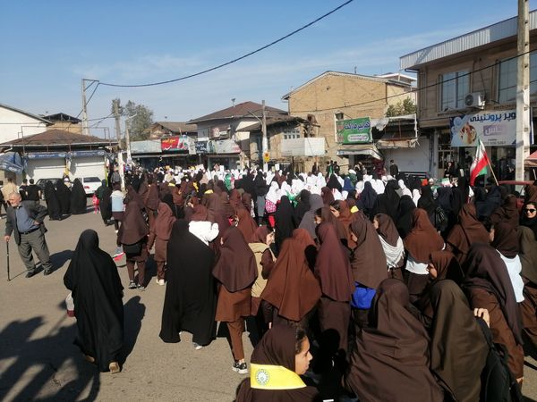 راهپیمایی ۱۳ آبان در منطقه رحیم‌آباد