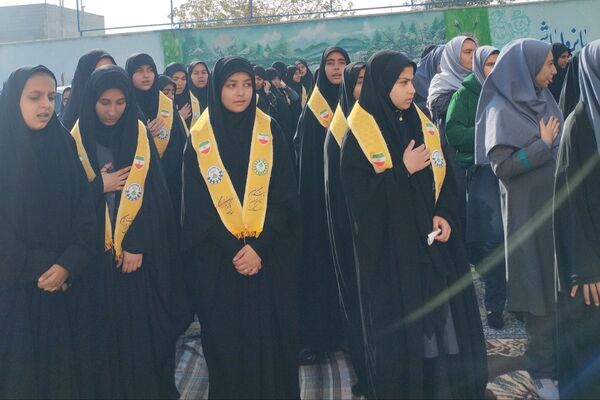 مراسم فاطمیه در مدرسه والدین آناخاتون تبریز