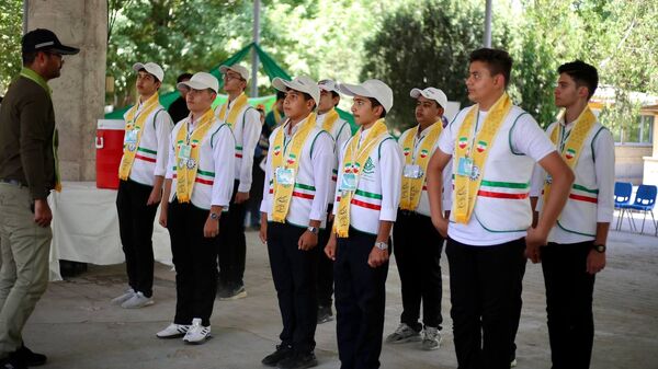 روز اول پیش اردوی ملی پیشتازان پسر سازمان دانش‌آموزی آذربایجان شرقی
