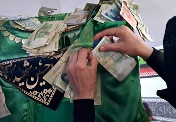 مراسم چهارم محرم در مسجد امام رضا(ع) نظرآباد 