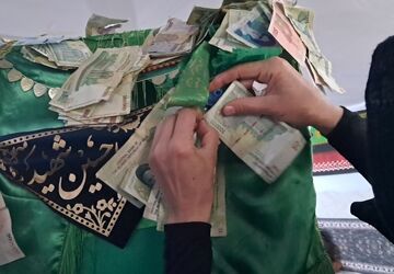 مراسم چهارم محرم در مسجد امام رضا(ع) نظرآباد 