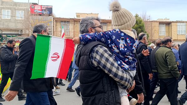 راهپیمایی ۲۲ بهمن در مشهدمرغاب
