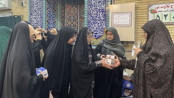 اعتکاف دانش آموزی در مسجد جوادالائمه (ع)؛سفری به قلب عبادت