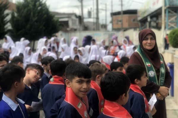 زنگ عاطفه‌ها در دبستان امیرصدرا روحی فرد پور محمودآباد 