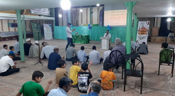 شازند در نور؛ جشن باشکوه ولادت پیامبر اکرم و امام صادق در مسجد حضرت جوادالائمه