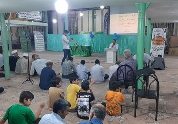 شازند در نور؛ جشن باشکوه ولادت پیامبر اکرم و امام صادق در مسجد حضرت جوادالائمه