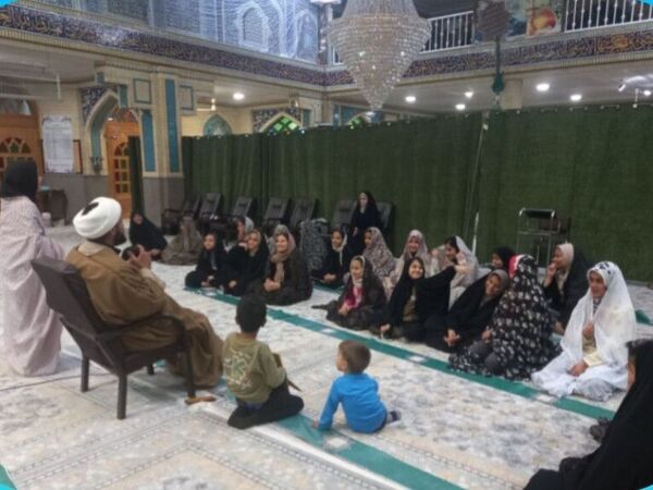 قرائت دعای ام داوود در مسجد جامع روستای مزده خلیل آباد