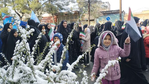 راهپیمایی یوم الله ۲۲ بهمن ماه در شهرستان خلیل‌آباد