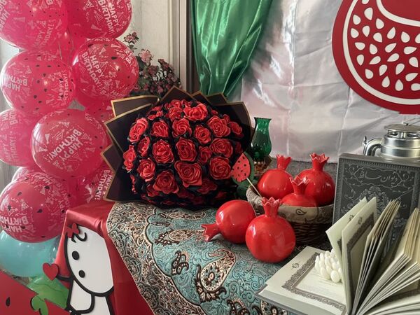 برگزاری جشن باستانی یلدا در دبیرستان دخترانه ابویی‌نژاد