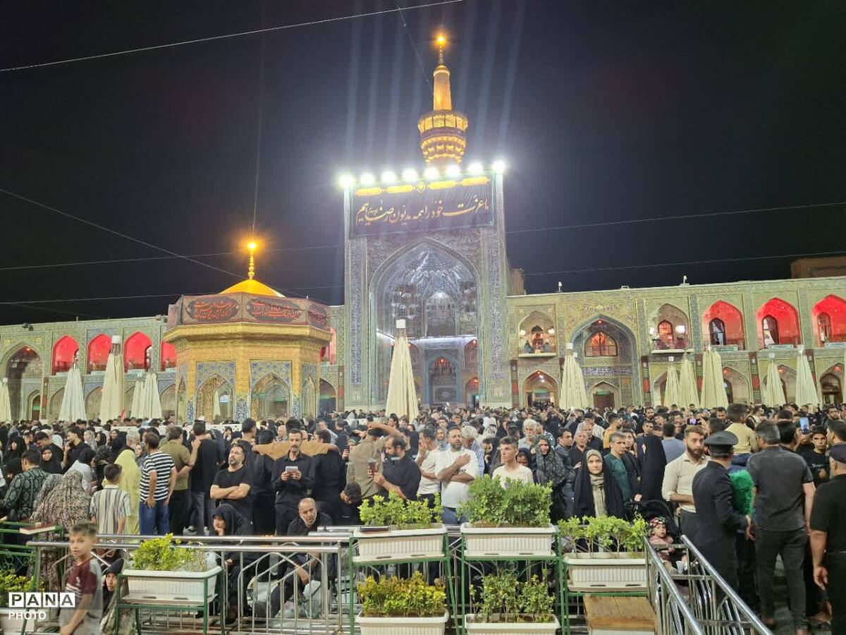 عزاداری سالروز شهادت امام رئوف در مشهدالرضا(ع)