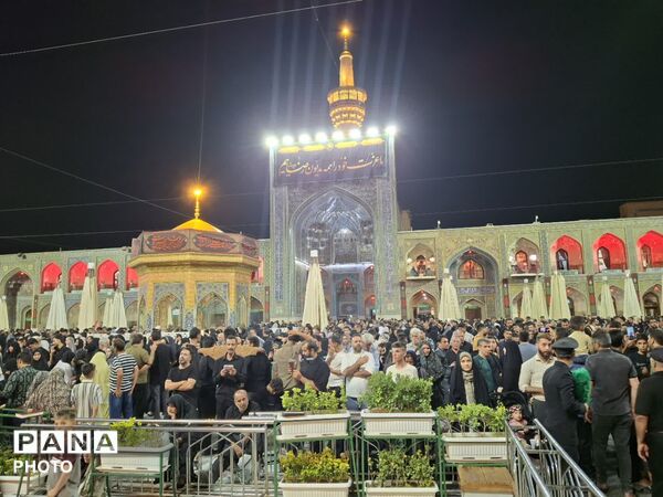 عزاداری سالروز شهادت امام رئوف در مشهدالرضا(ع)
