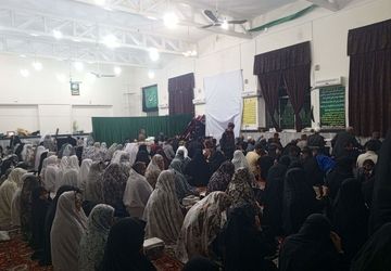 شب احیاء در مسجد صاحب الزمان (عج) شهر تیتکانلو 