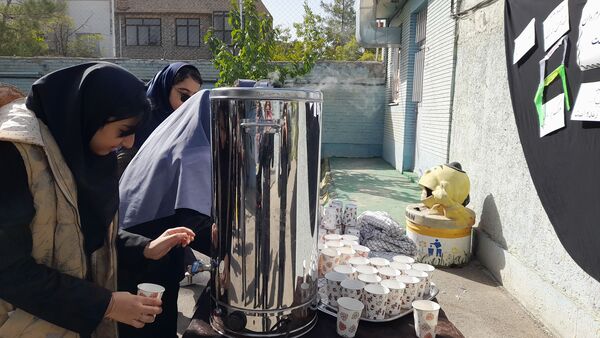 بزرگداشت شهید مقاومت سید حسن نصرالله در دبیرستان صفورا ۲ مشهد