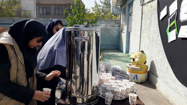 بزرگداشت شهید مقاومت سید حسن نصرالله در دبیرستان صفورا ۲ مشهد