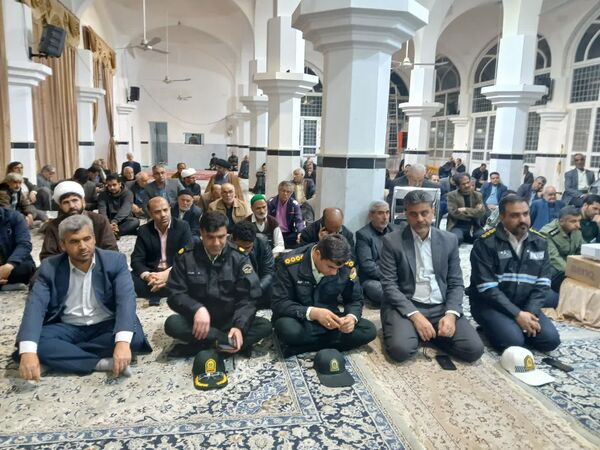 مراسم گرامیداشت شهدای مقاومت و تشیع نمادین پیکر پاک شهید سید حسن نصرالله در خلیل آباد 
