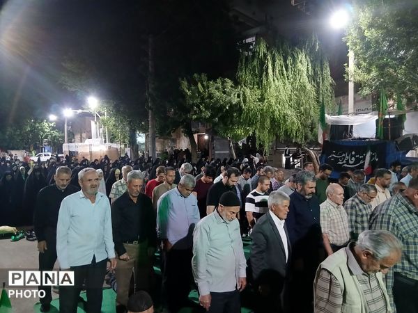 نماز استغاثه در خروش حماسی هفتاد و پنجم