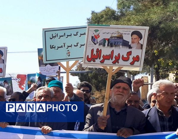 راهپیمایی باشکوه روز جهانی قدس در شهرستان خلیل‌آباد