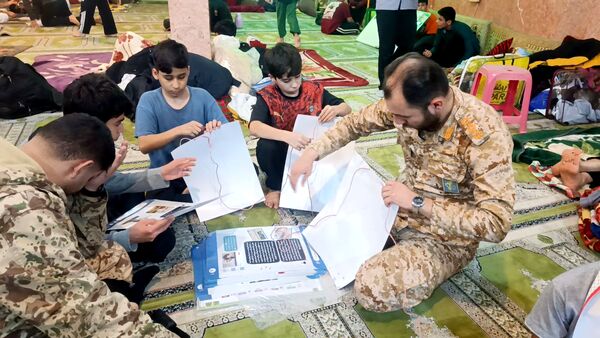 جلوه‌هایی از اعتکاف پسران آشخانه 