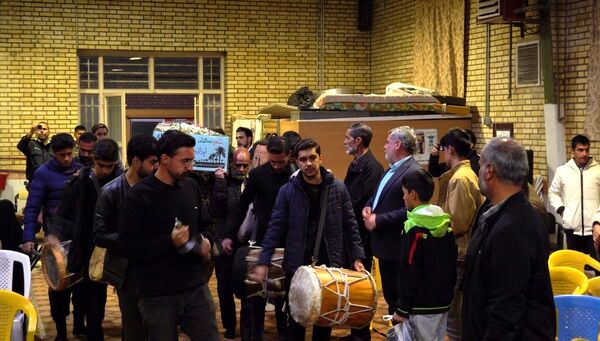 مراسم اکران فیلم سینمایی مجنون در دبیرستان کوثر شهر رباط‌سنگ