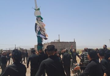 آیین سنتی" حسن حسین " در روستای حسن آباد بلهر 