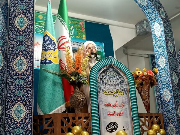 نماز عبادی و سیاسی در شهرستان خلیل آباد