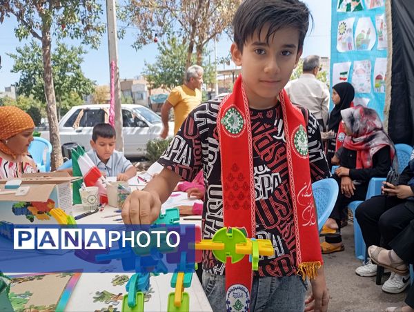 برپایی موکب سازمان دانش‌آموزی شهرستان فاروج