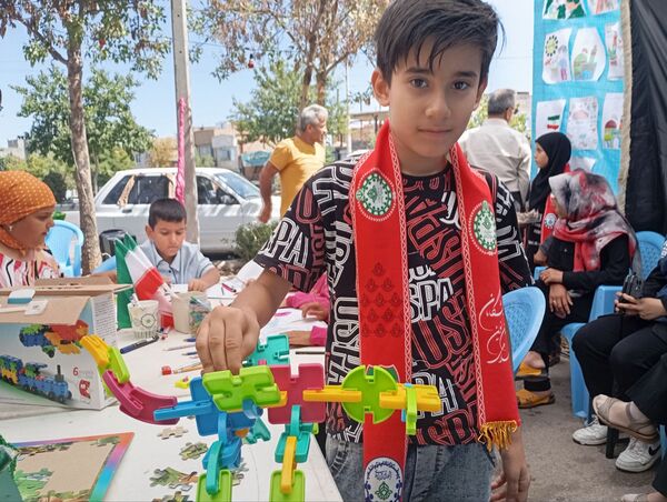 برپایی موکب سازمان دانش‌آموزی شهرستان فاروج